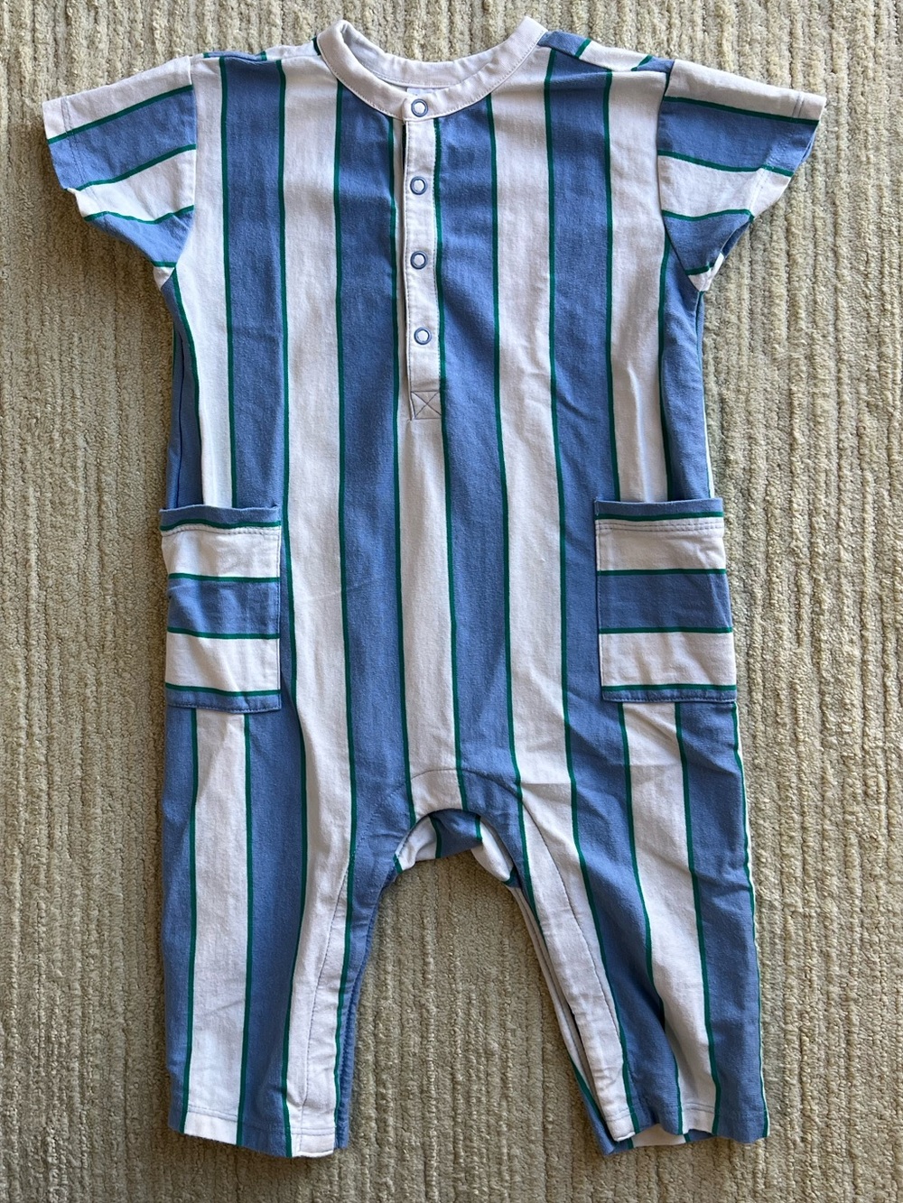 Hanna Andersson Baby Henley Romper